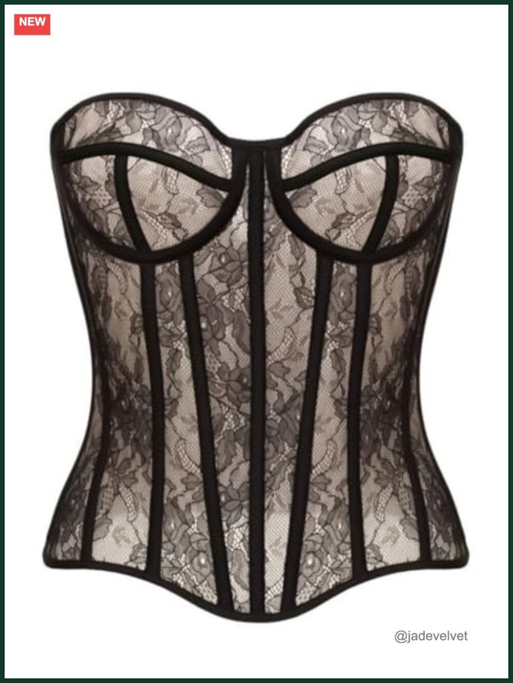 Overbust Mesh Corset Top Lace Up Steel Boned Waist Cincher